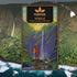 Image of Ninole bar package featuring King Kamehameha and Hiʻilawe waterfall, with cliffs and ocean in the background