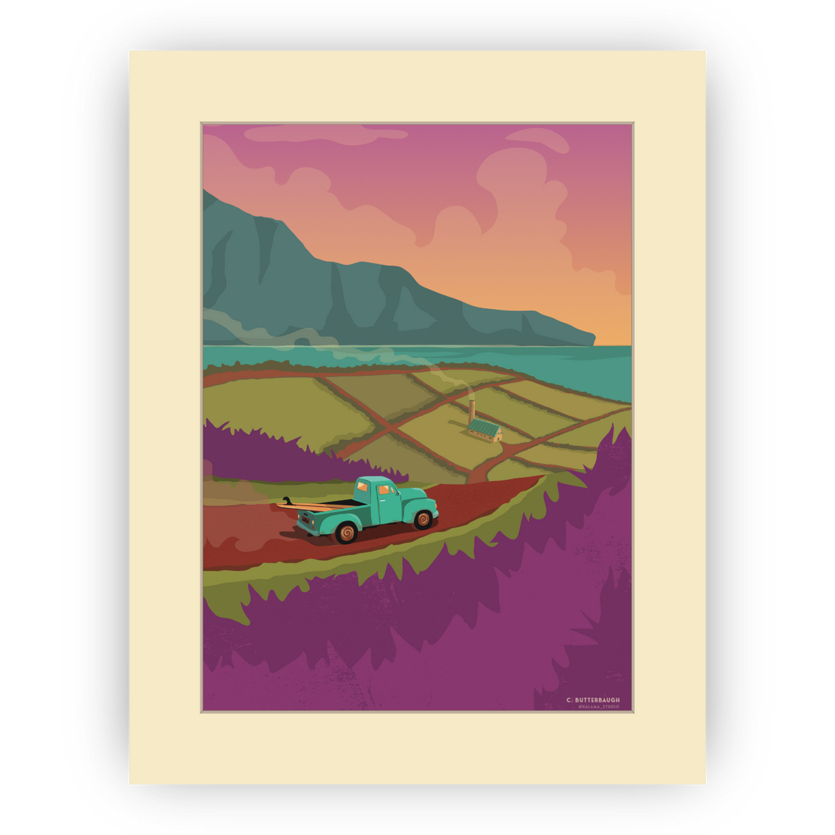 image of waialua sugar mill art print