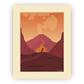 image of kilauea volcano art print